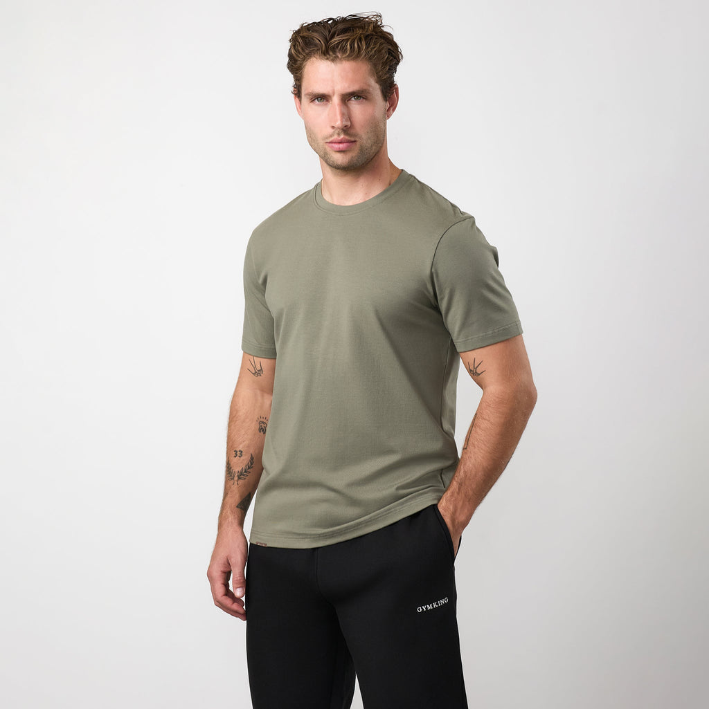 Gym King Signature Tee - Olive