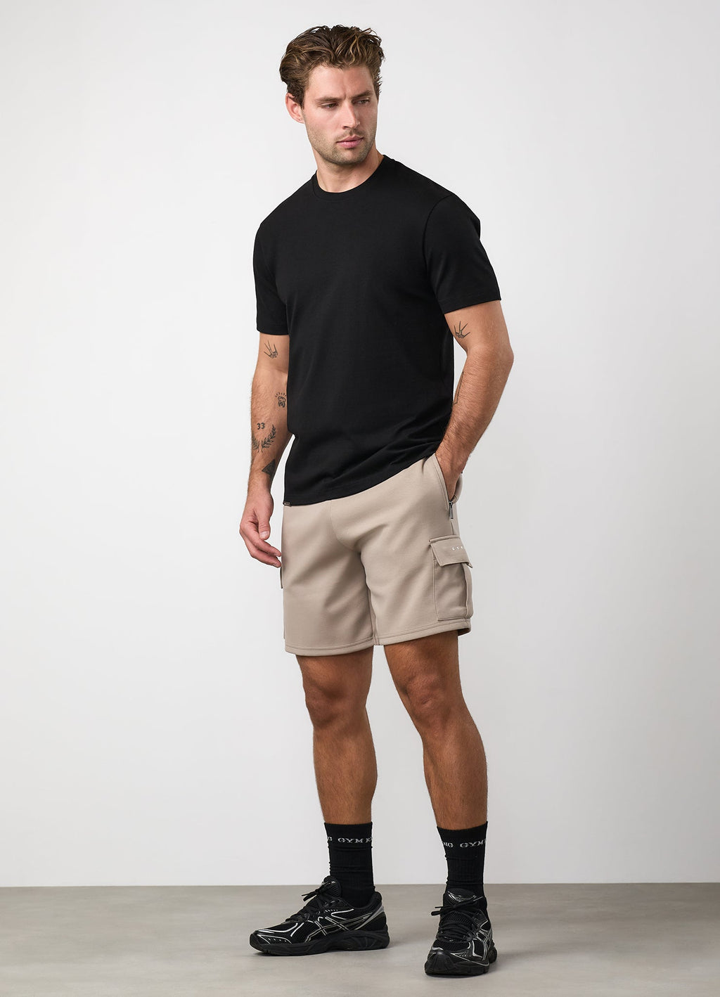 Gym King Signature Tee - Black