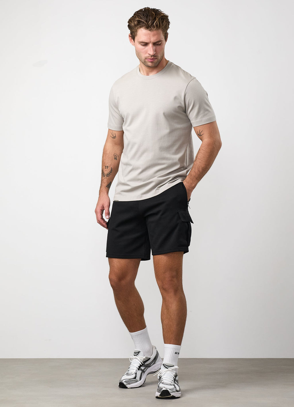 Gym King Signature Tee - Grey Mink
