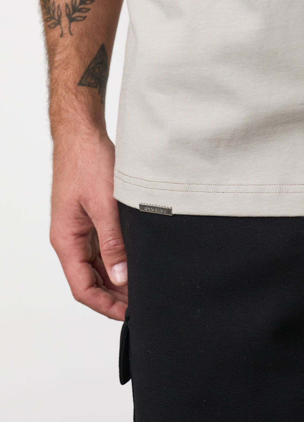 Gym King Signature Tee - Grey Mink