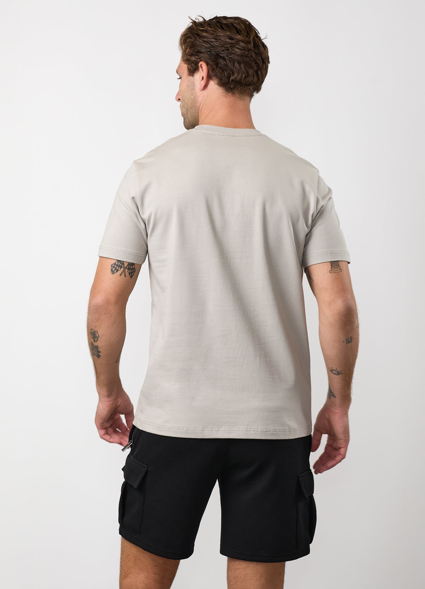 Gym King Signature Tee - Grey Mink