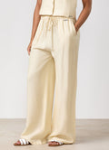 Gym King Signature Woven Paper Bag Trousers Petite - Buttermilk