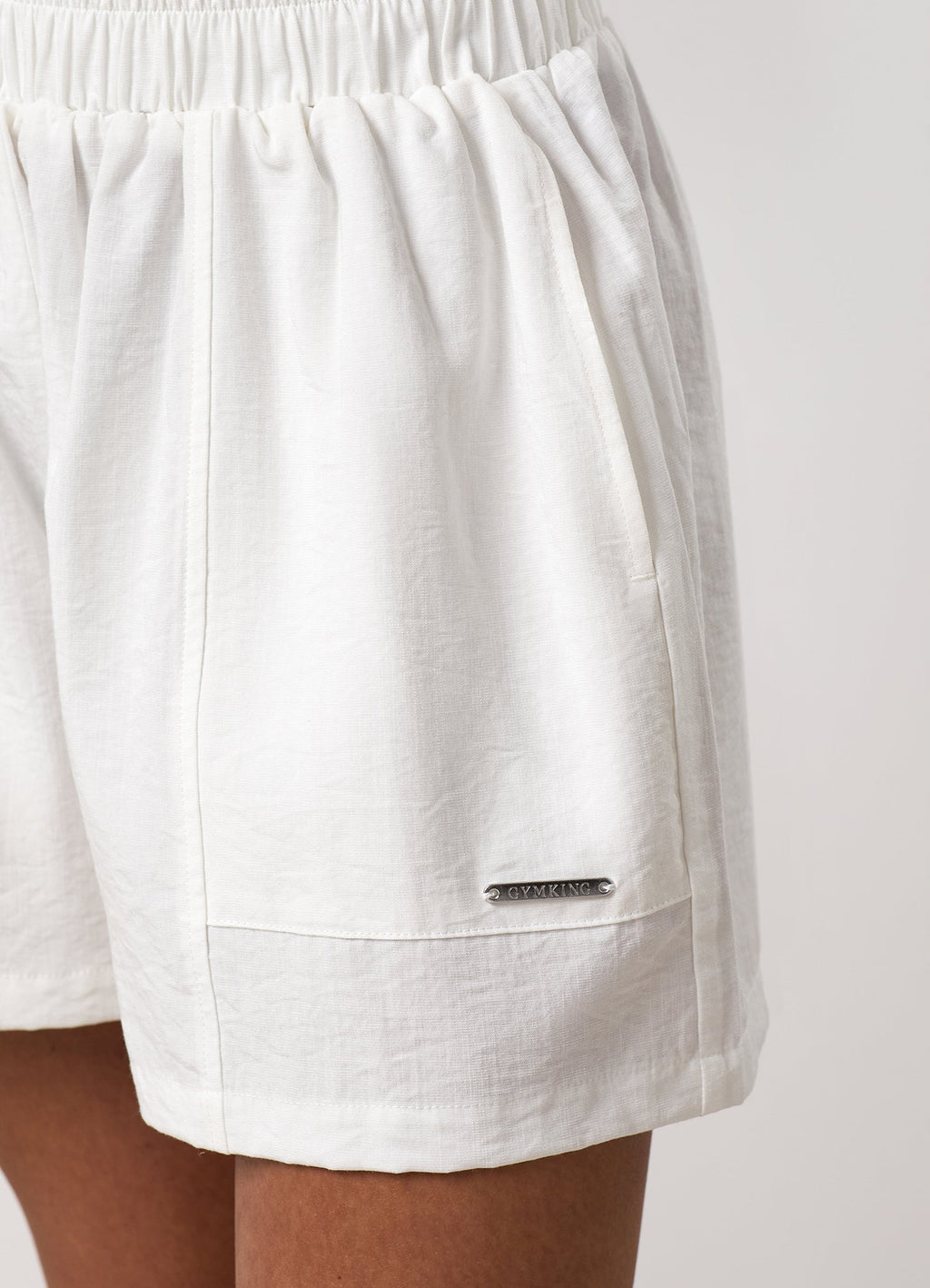 Gym King Signature Redefined Short - Cream