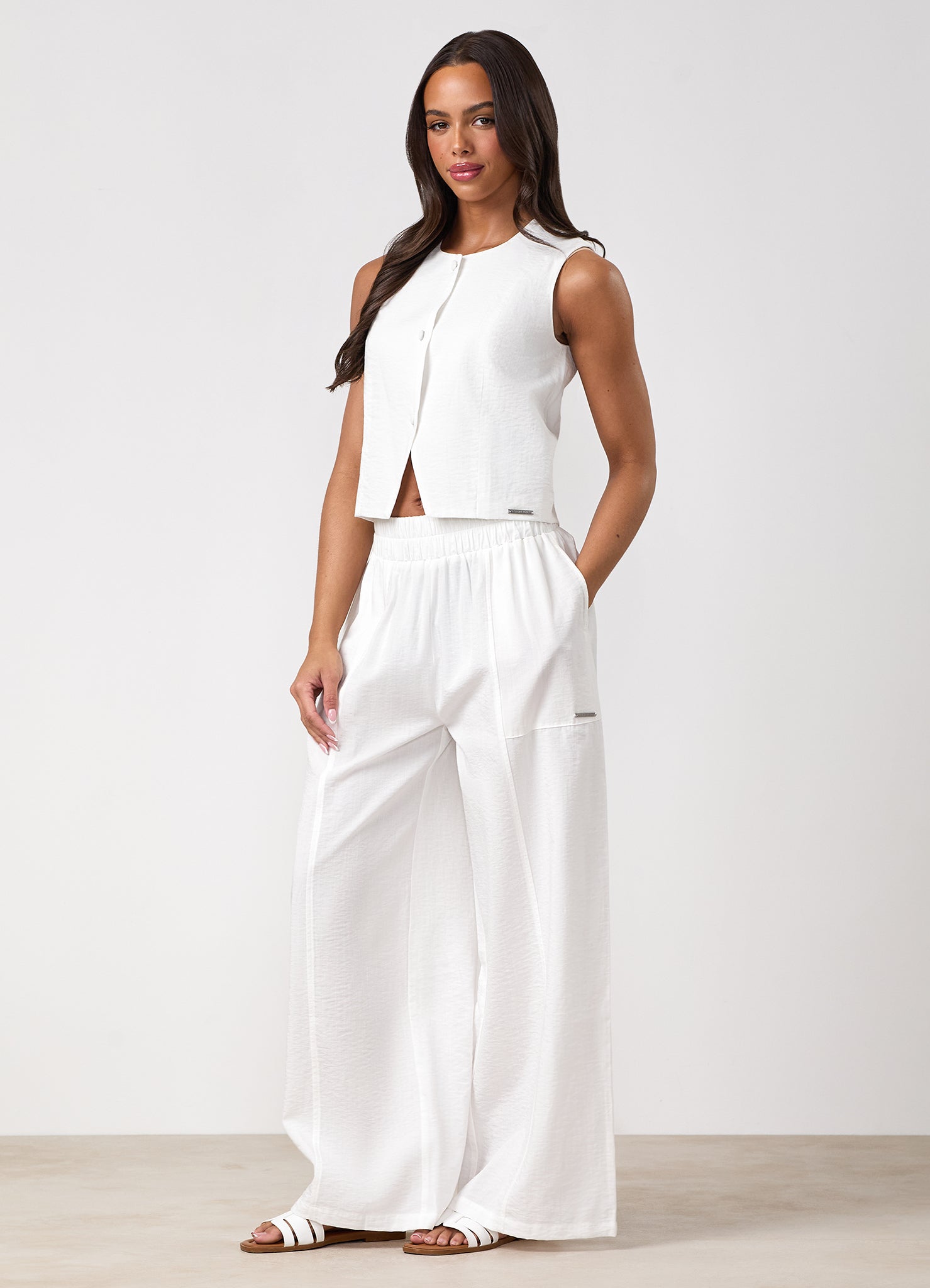 Gym King Signature Redefined Trousers - Cream
