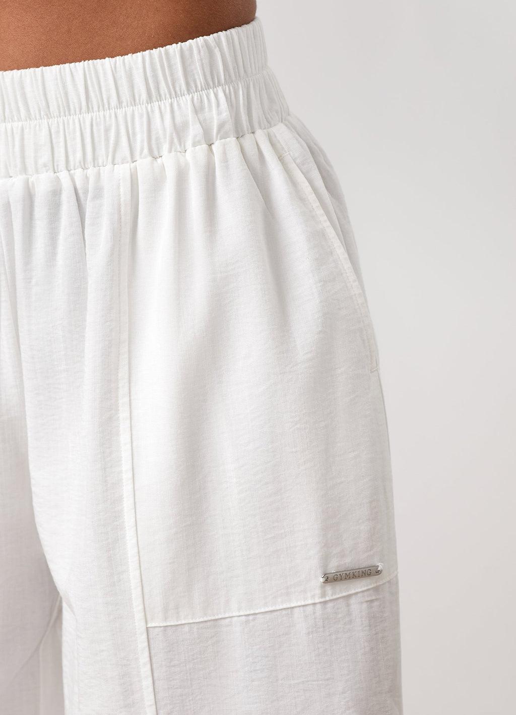Gym King Signature Redefined Trousers Petite - Cream