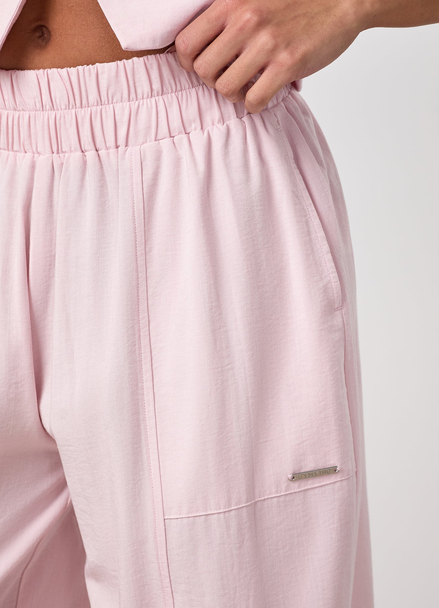 Gym King Signature Redefined Trousers Petite - Wildflower Pink
