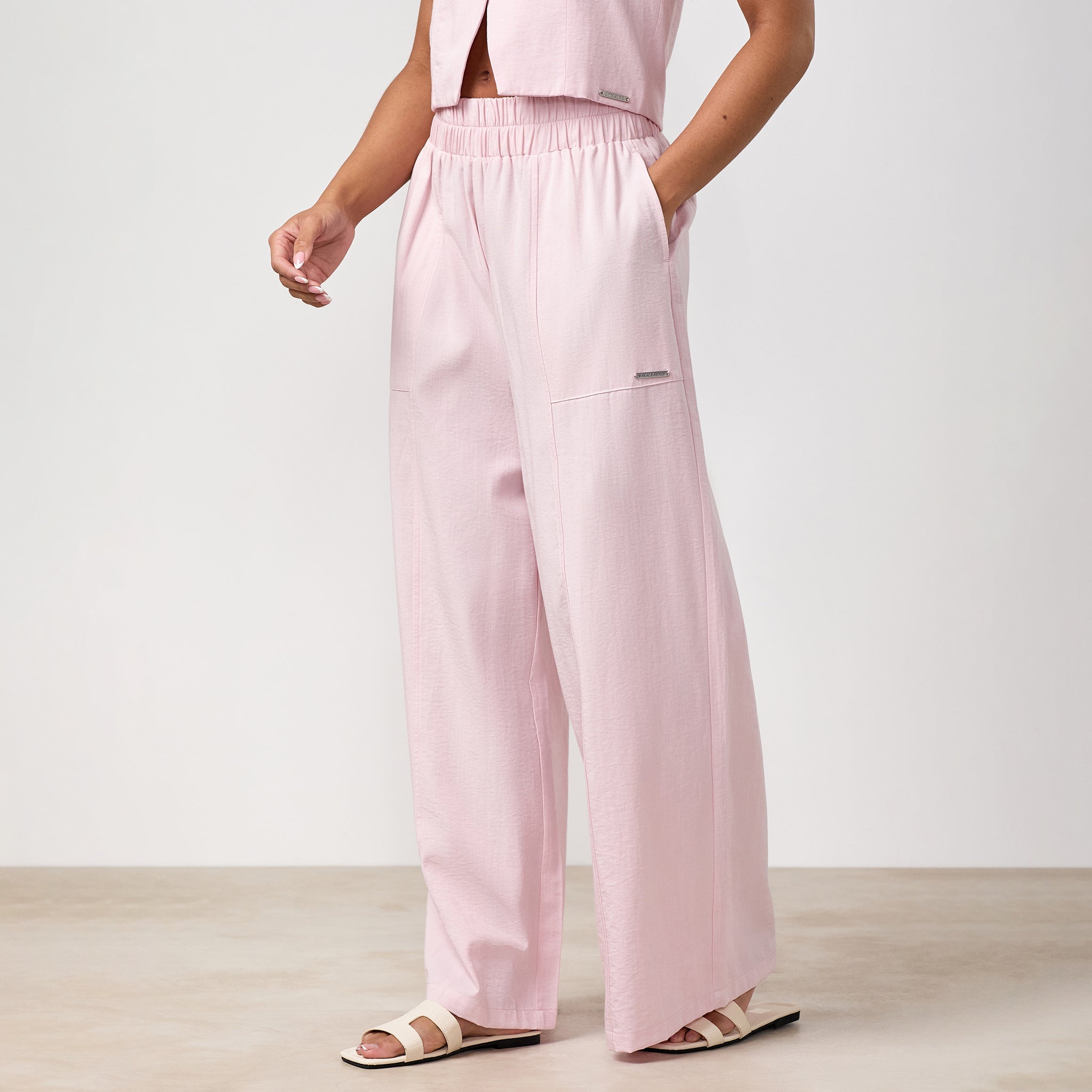 Gym King Signature Redefined Trousers Petite - Wildflower Pink