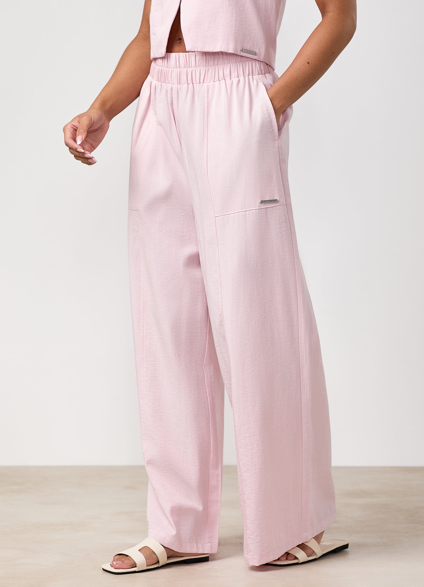 Gym King Signature Redefined Trousers Petite - Wildflower Pink