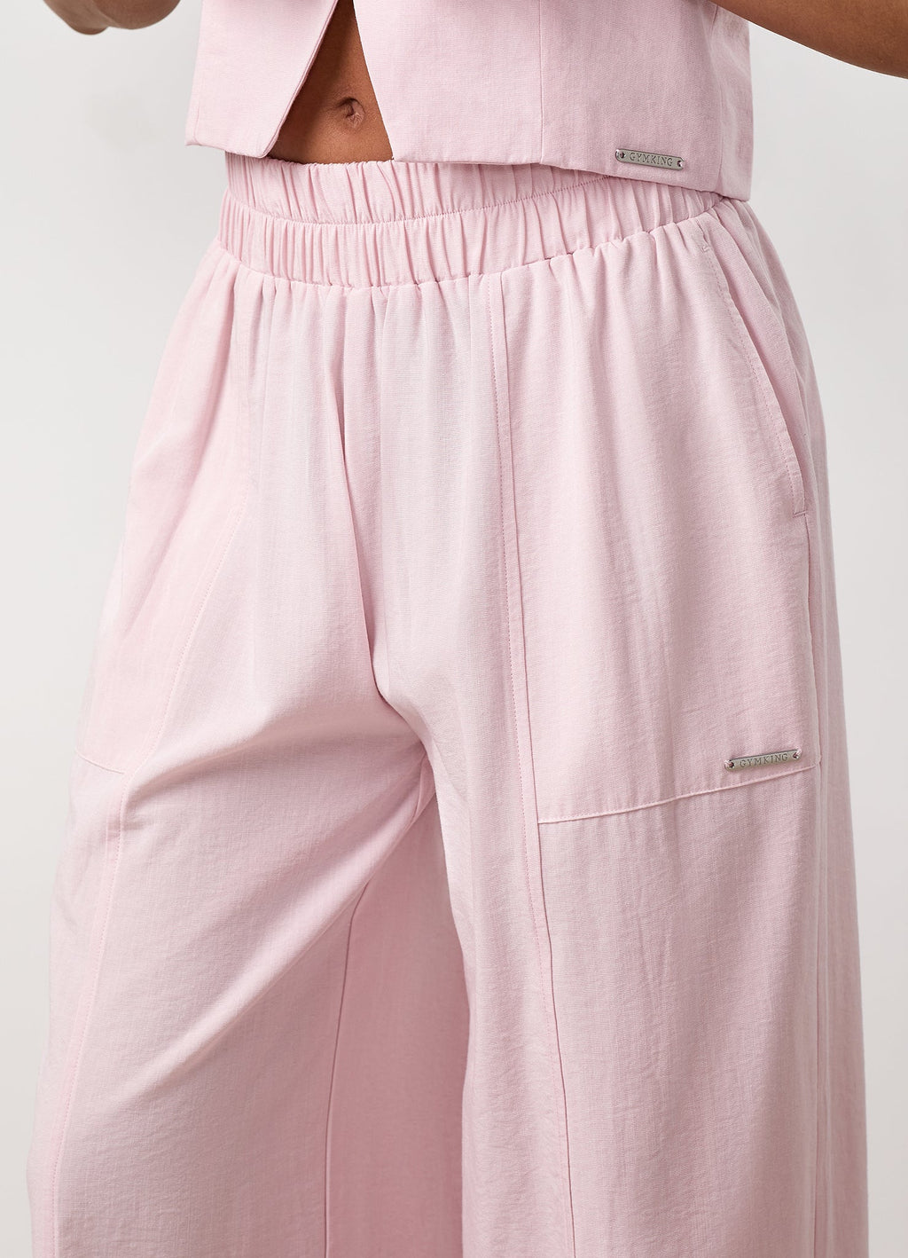 Gym King Signature Redefined Trousers Petite - Wildflower Pink
