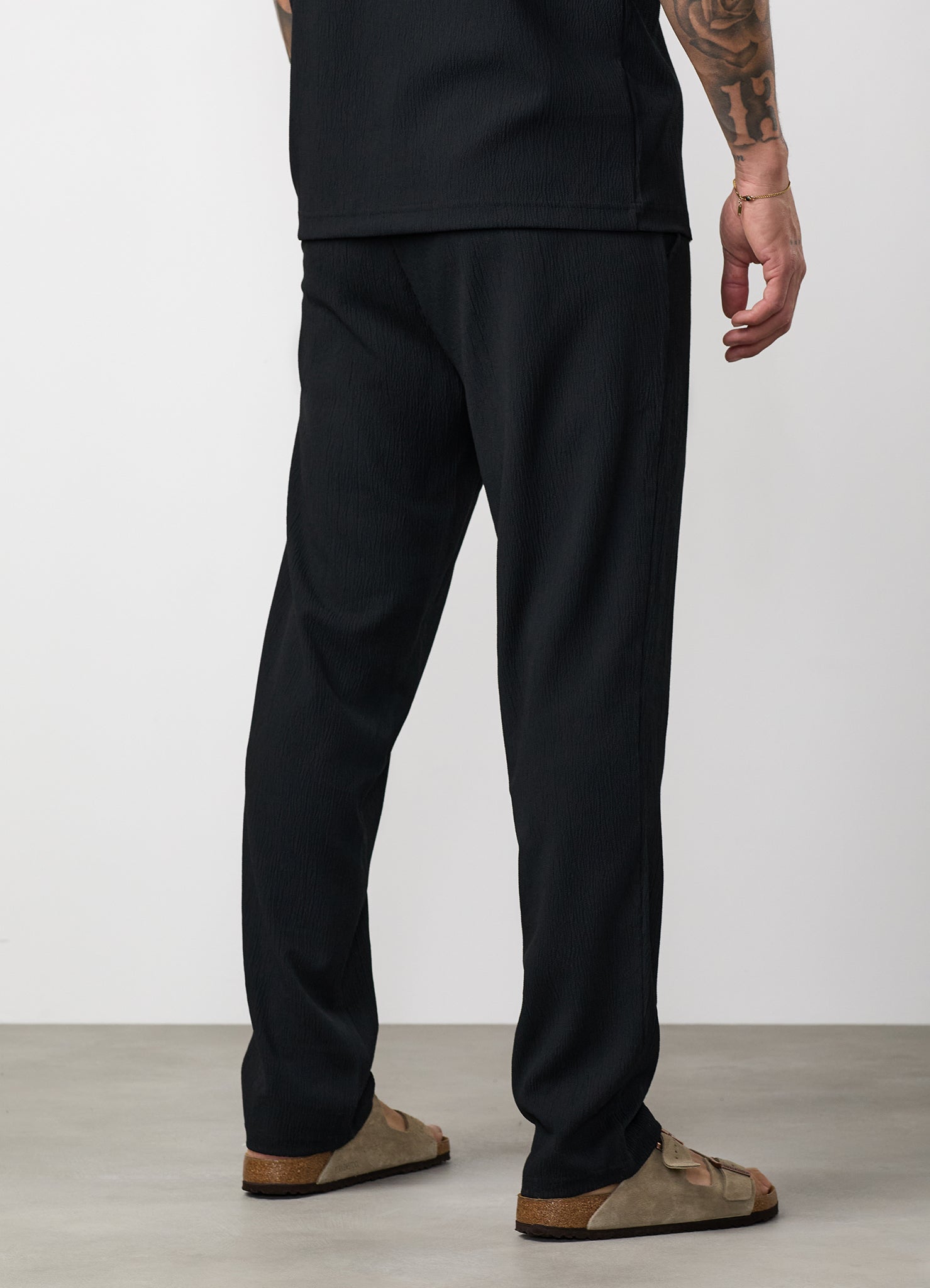 Gym King Signature Woven Trouser - Black