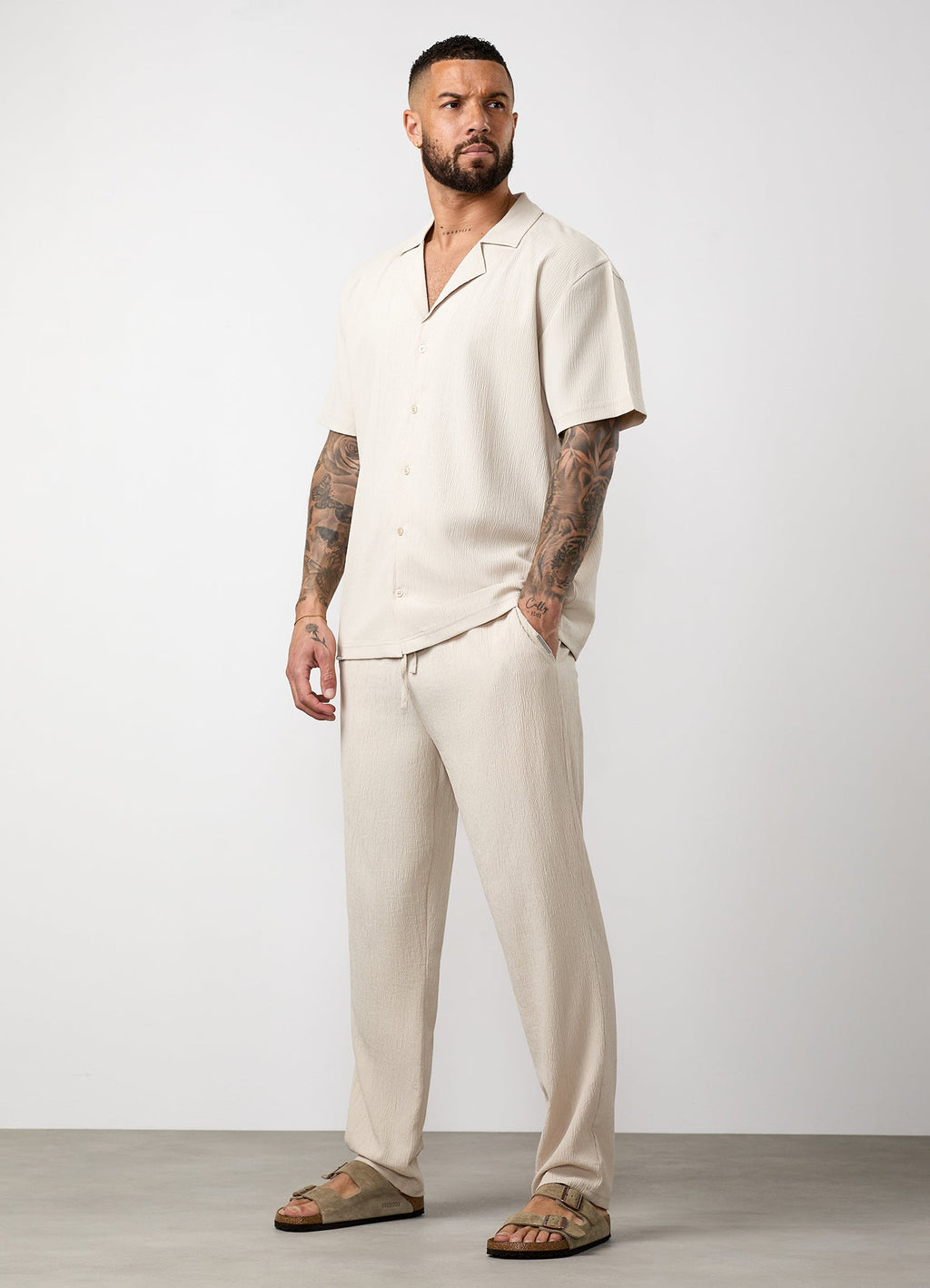 Gym King Signature Woven Trouser - Clay