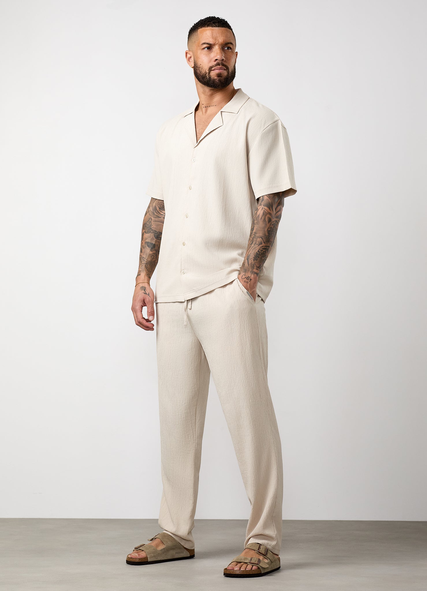 Gym King Signature Woven Trouser - Clay