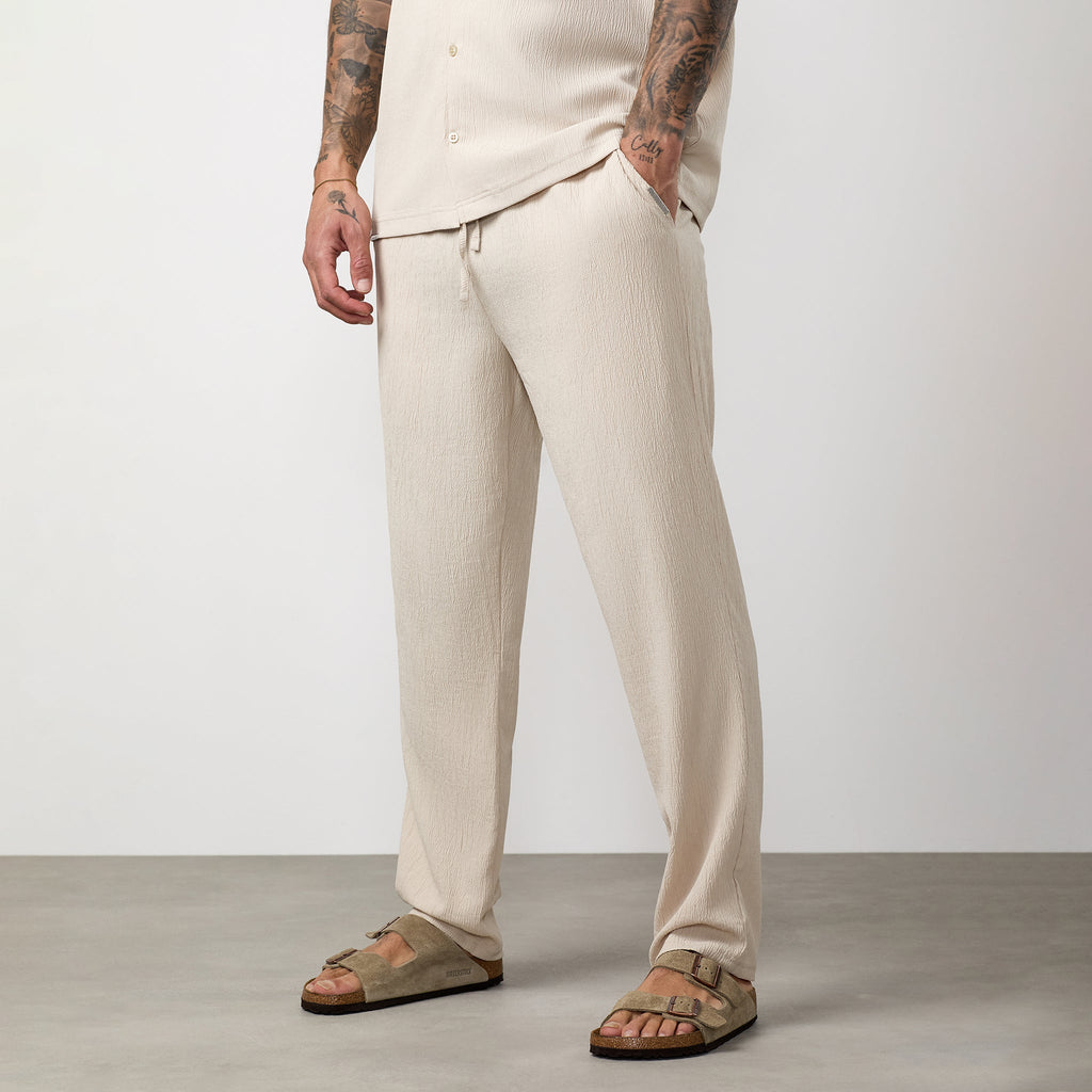 Gym King Signature Woven Trouser - Clay