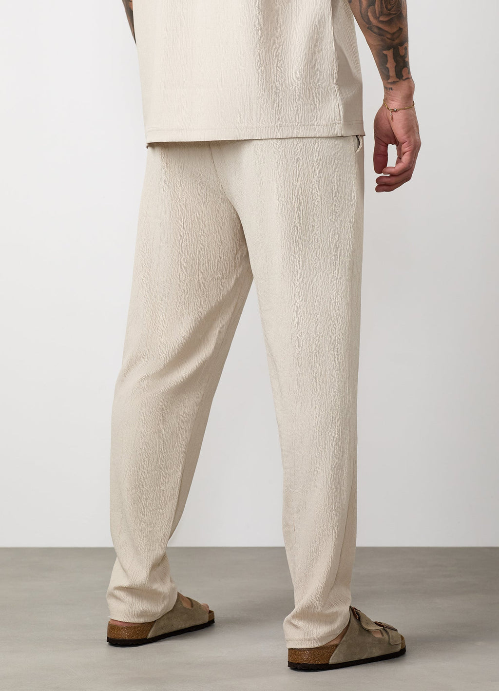 Gym King Signature Woven Trouser - Clay