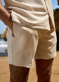 Gym King Signature Woven Texture Short - Clay