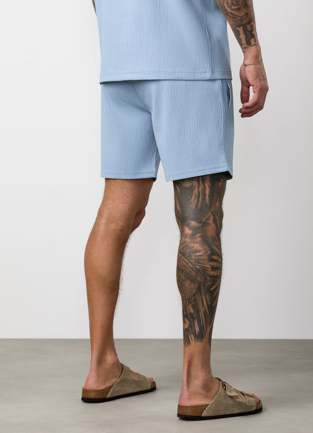 Gym King Signature Woven Short - Powder Blue