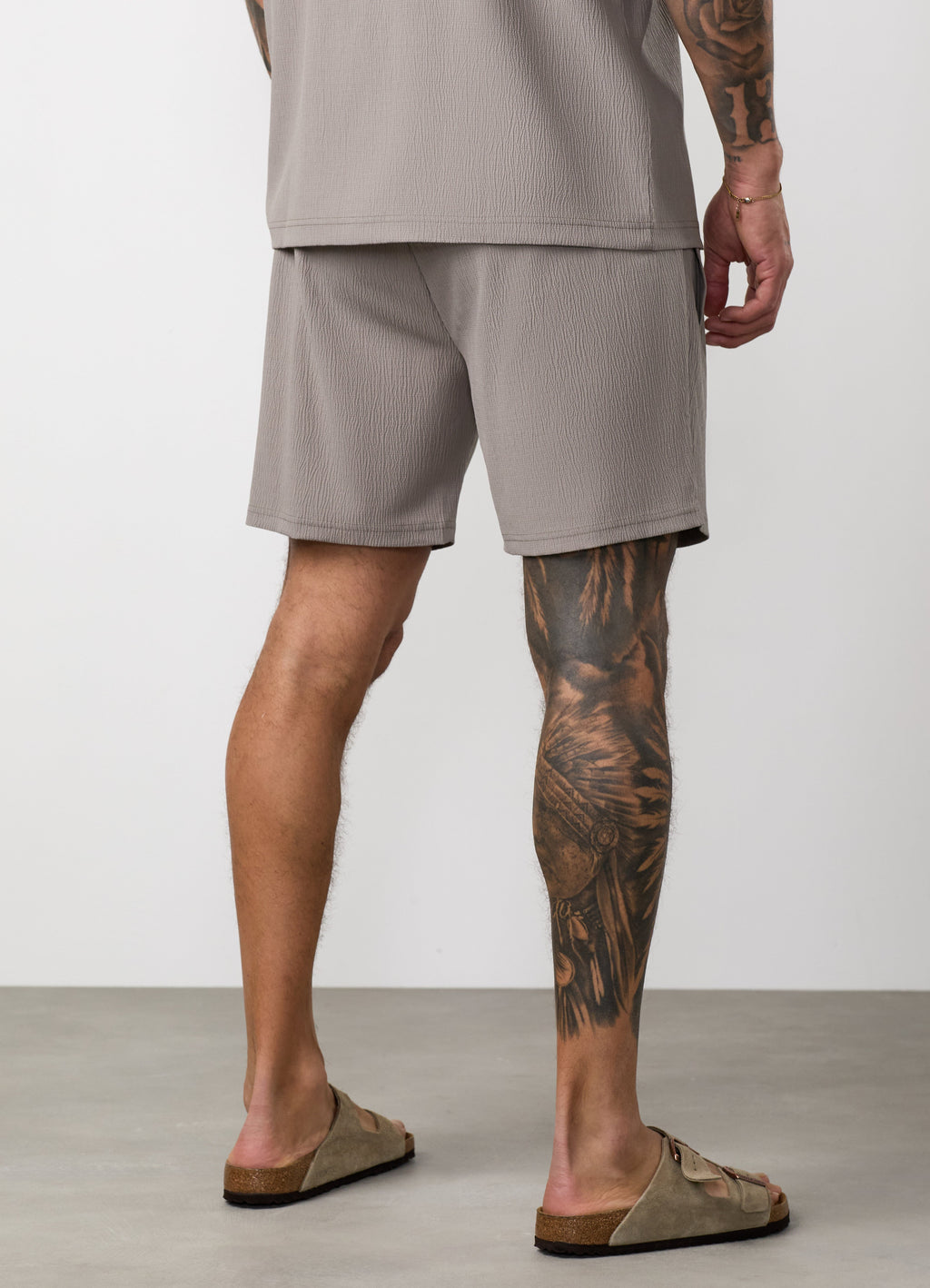 Gym King Signature Woven Short - Taupe