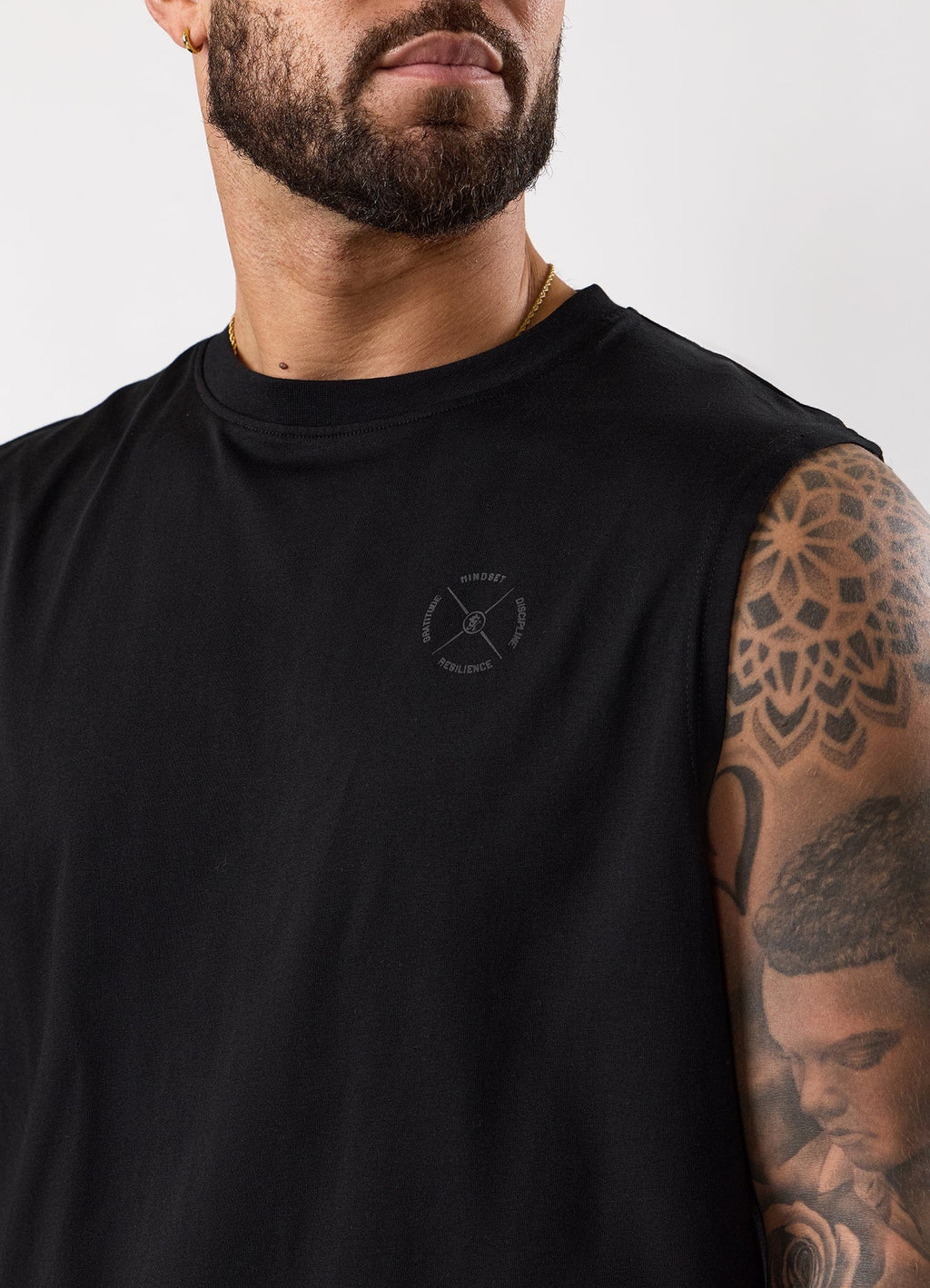 Gym King Stoic Esja Jersey Tank - Volcanic Black