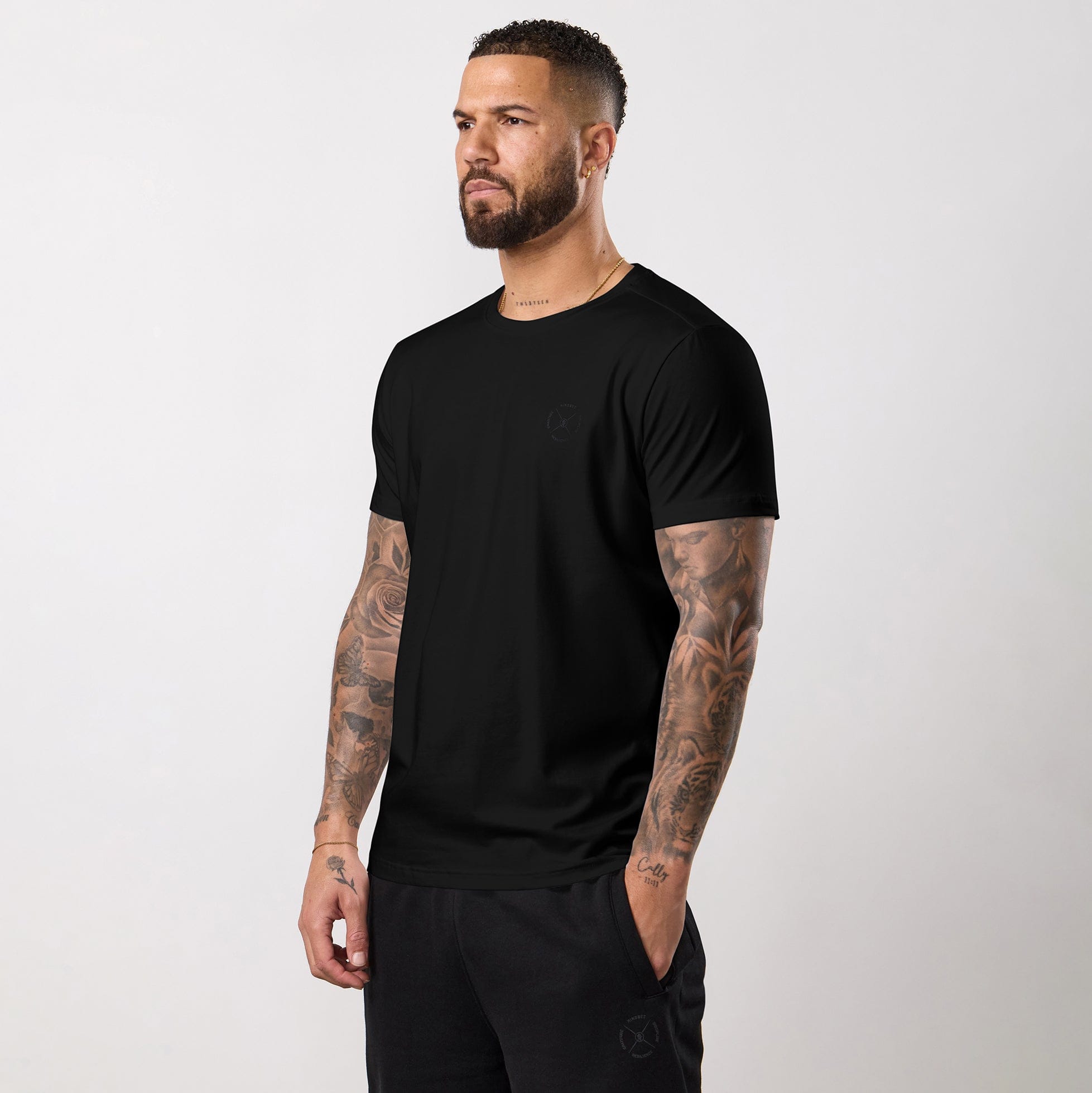 Gym King Stoic Esja Jersey Tee - Volcanic Black