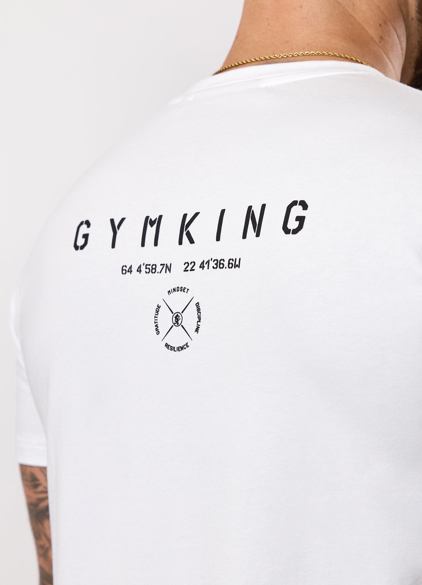 Gym King Stoic Esja Jersey Tee - Ice White
