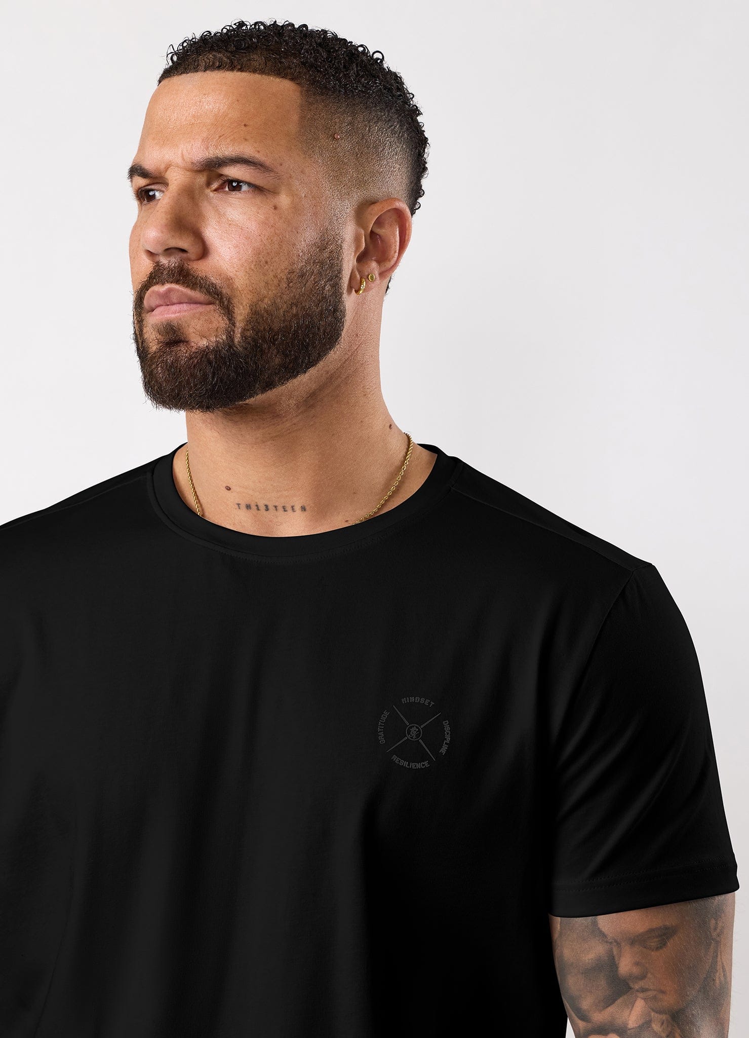 Gym King Stoic Esja Jersey Tee - Volcanic Black