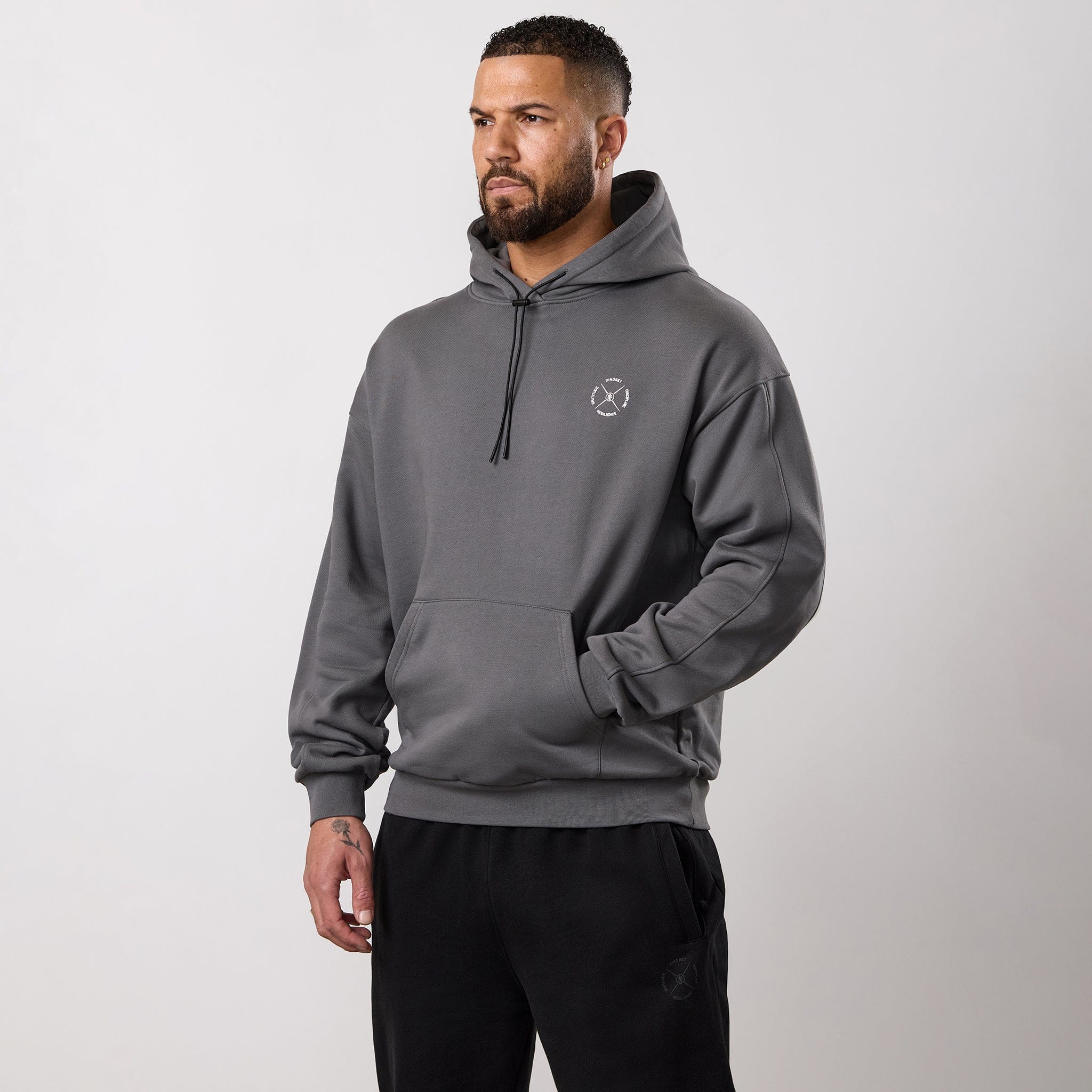 Gym King Stoic Esja Loopback Hoodie - Fossil Grey
