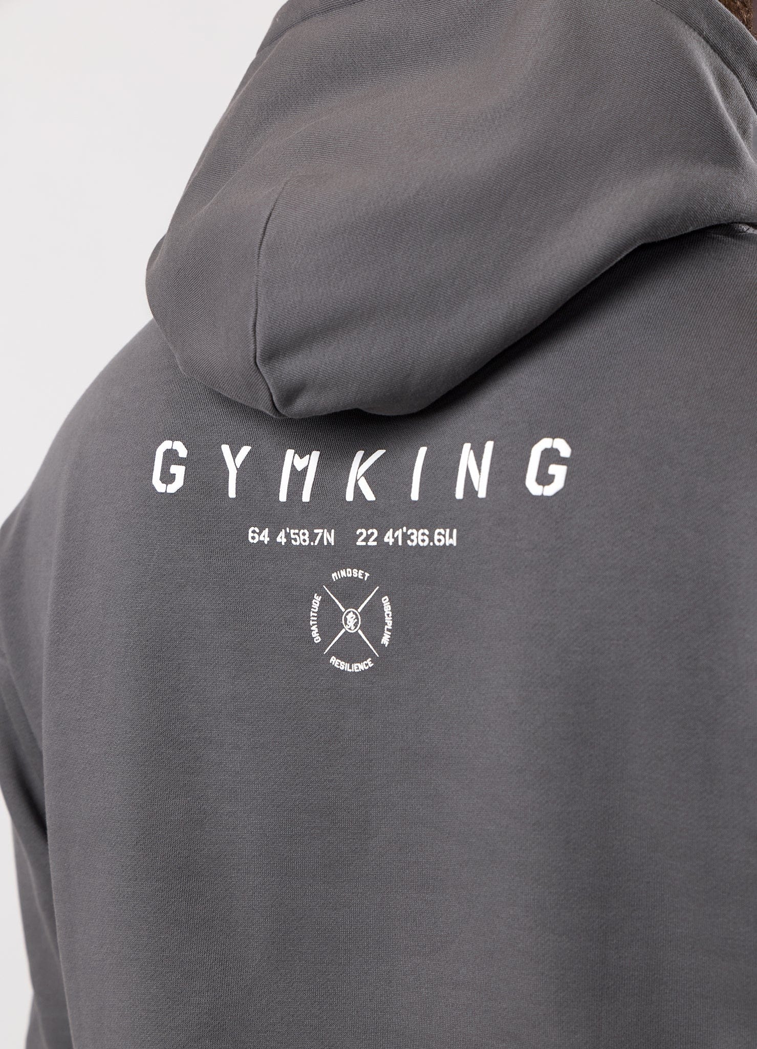 Gym King Stoic Esja Loopback Hoodie - Fossil Grey