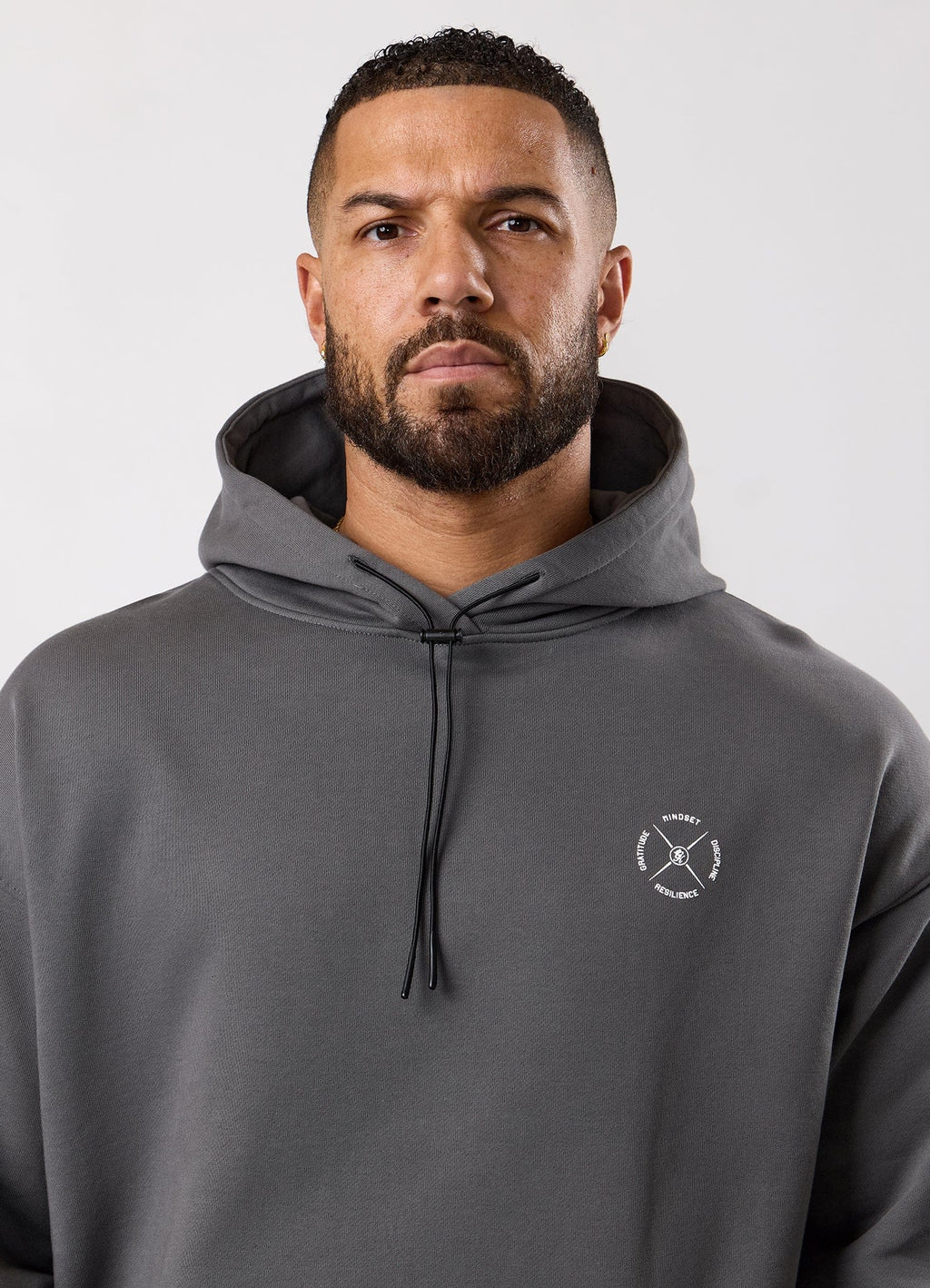 Gym King Stoic Esja Loopback Hoodie - Fossil Grey