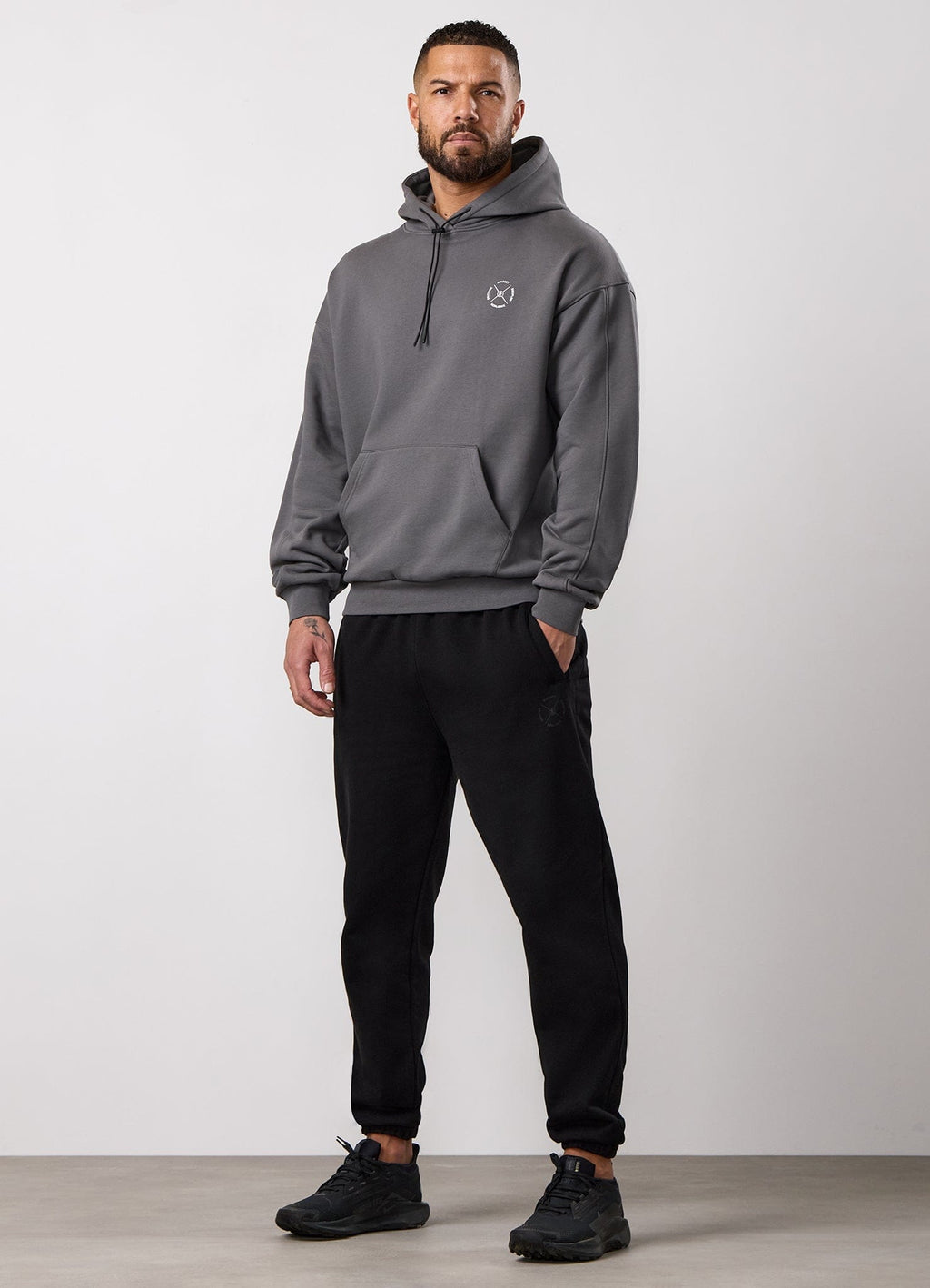 Gym King Stoic Esja Loopback Hoodie - Fossil Grey