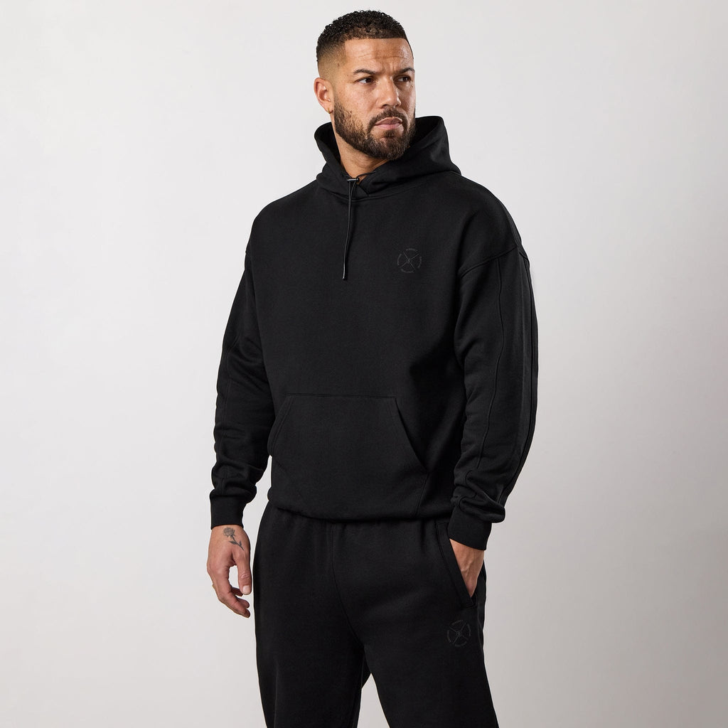 Gym King Stoic Esja Loopback Hoodie - Volcanic Black