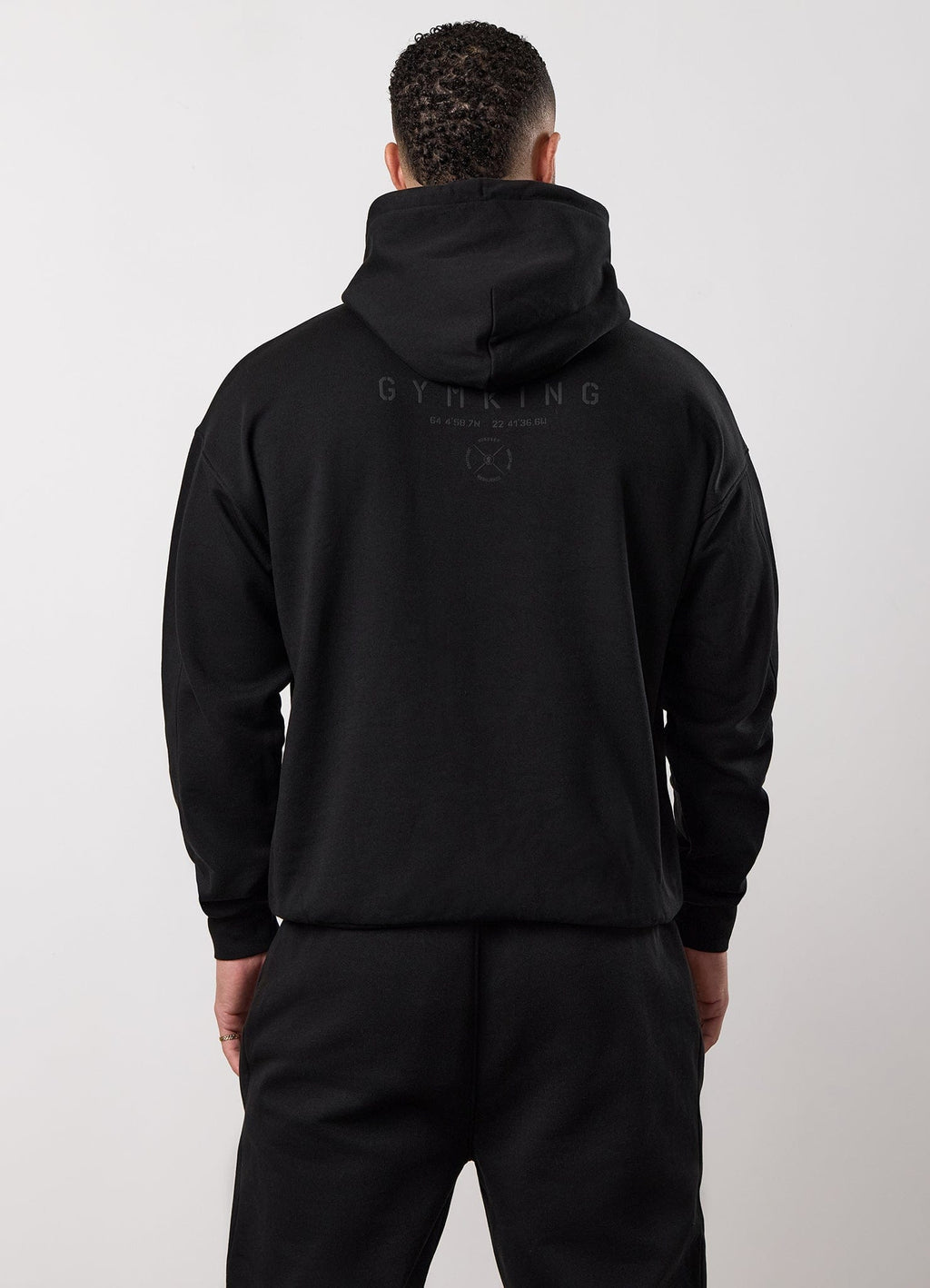 Gym King Stoic Esja Loopback Hoodie - Volcanic Black