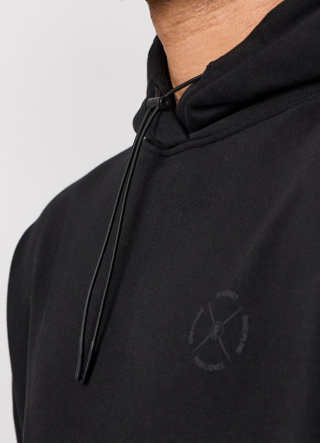 Gym King Stoic Esja Loopback Hoodie - Volcanic Black