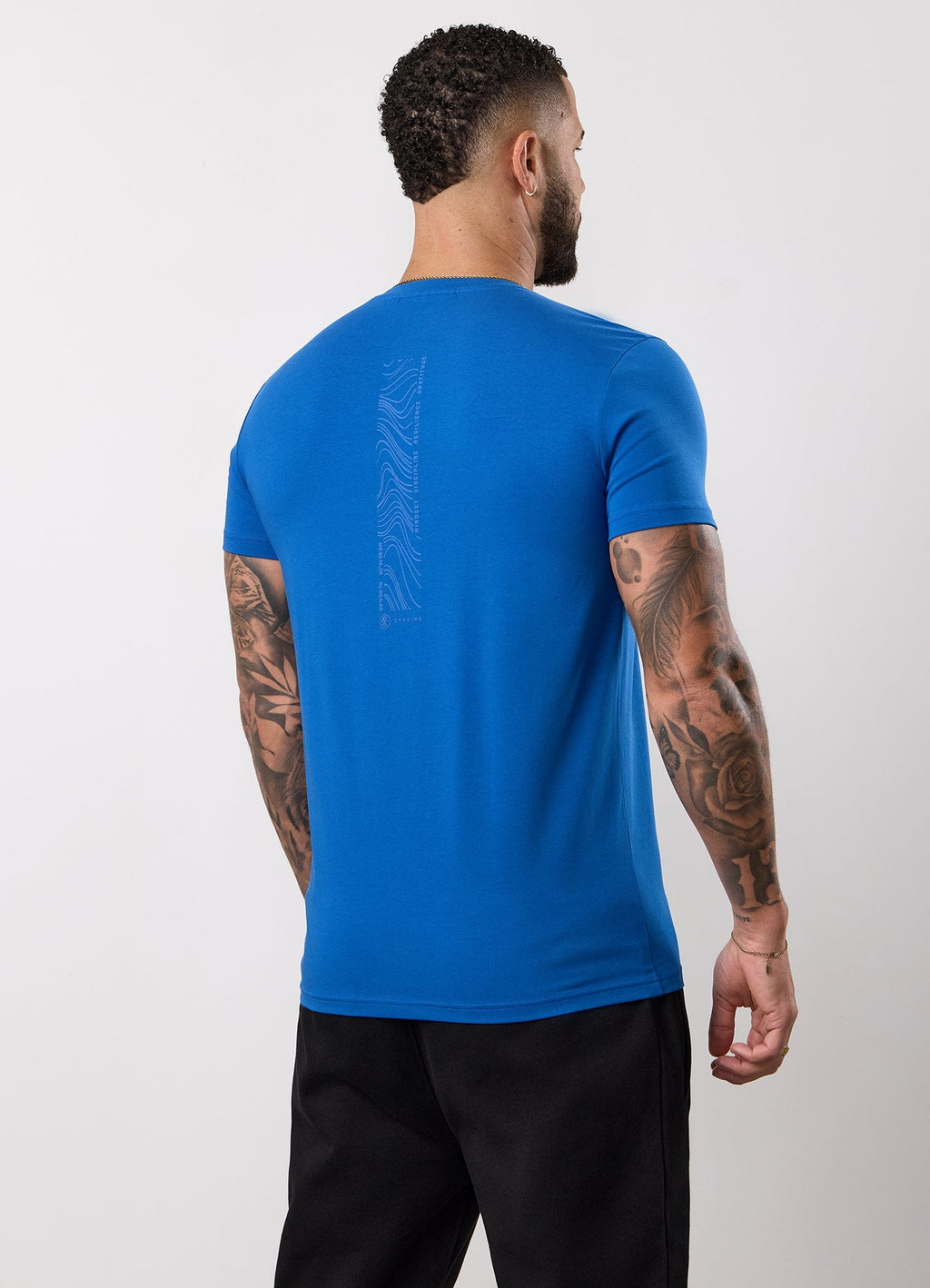Gym King Stoic Hekla Jersey Tee - Icelandic Blue