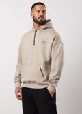 Gym King Stoic Krafla Loopback Hoodie - Sand Stone