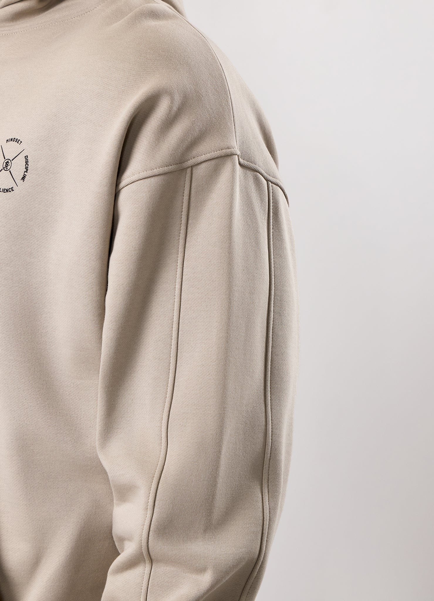 Gym King Stoic Krafla Loopback Hoodie - Sand Stone