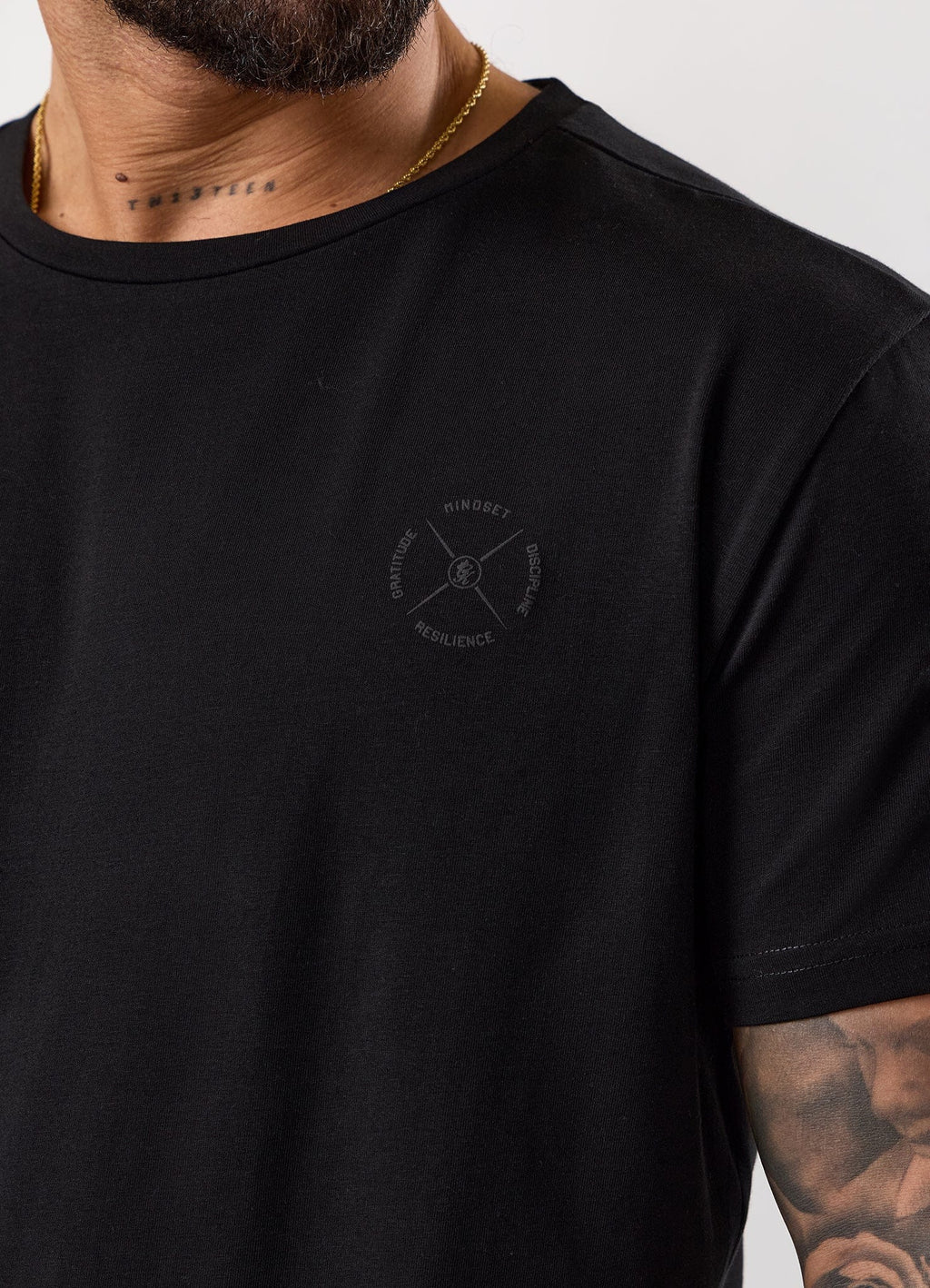 Gym King Stoic Resilience Tee - Black