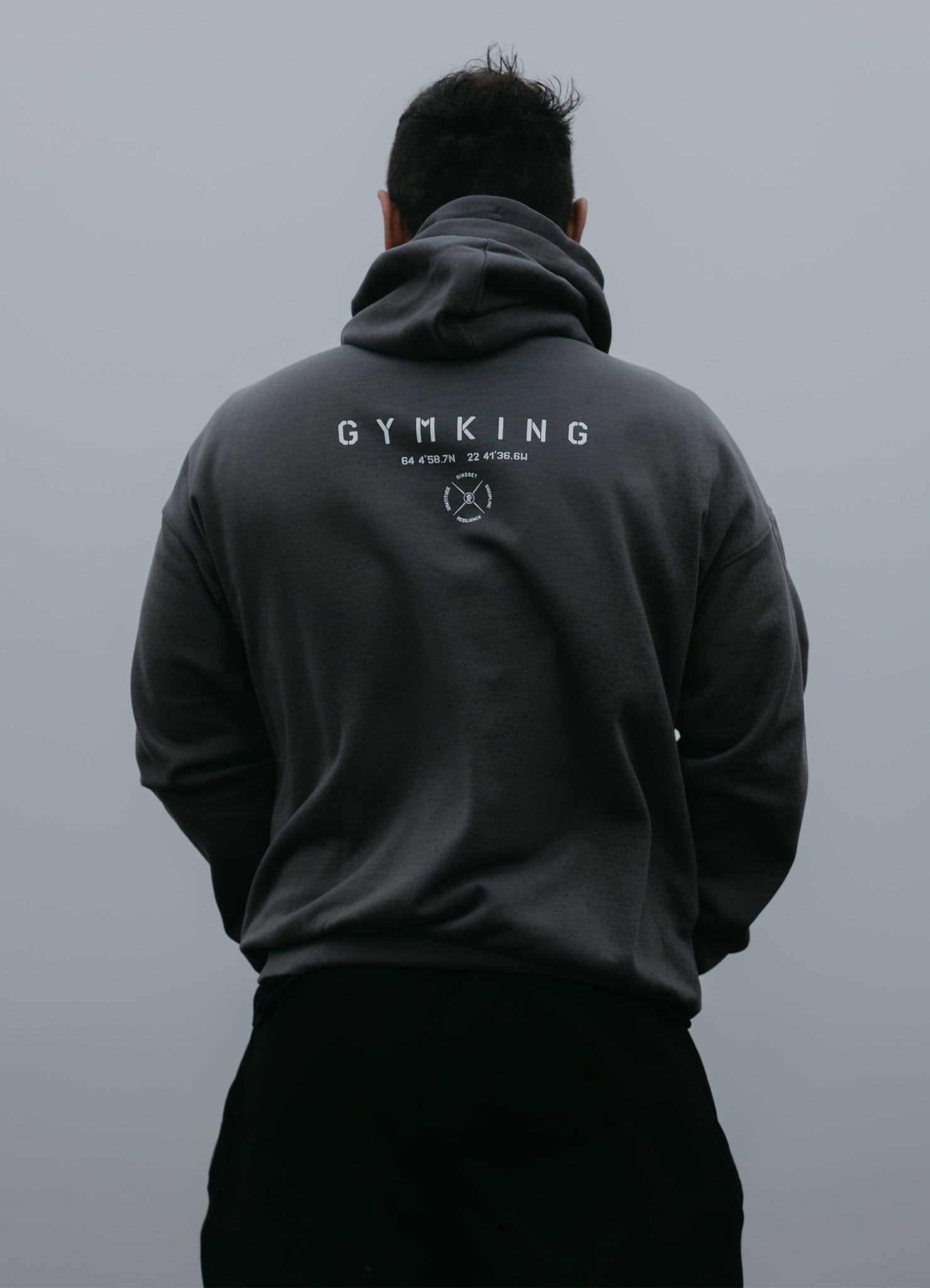 Gym King Stoic Esja Loopback Hoodie - Fossil Grey