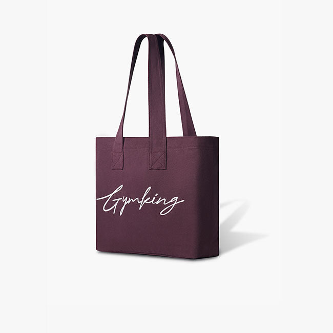 Gym King Script Tote Bag - Fig