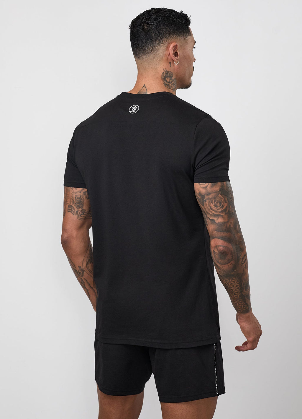 Gym King Taped Jersey Tee - Black