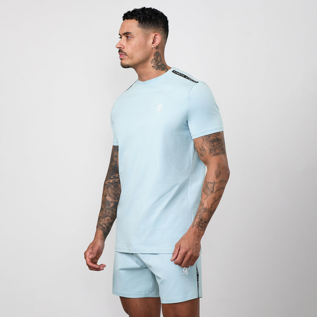 Gym King Taped Jersey Tee - Dusky Mint