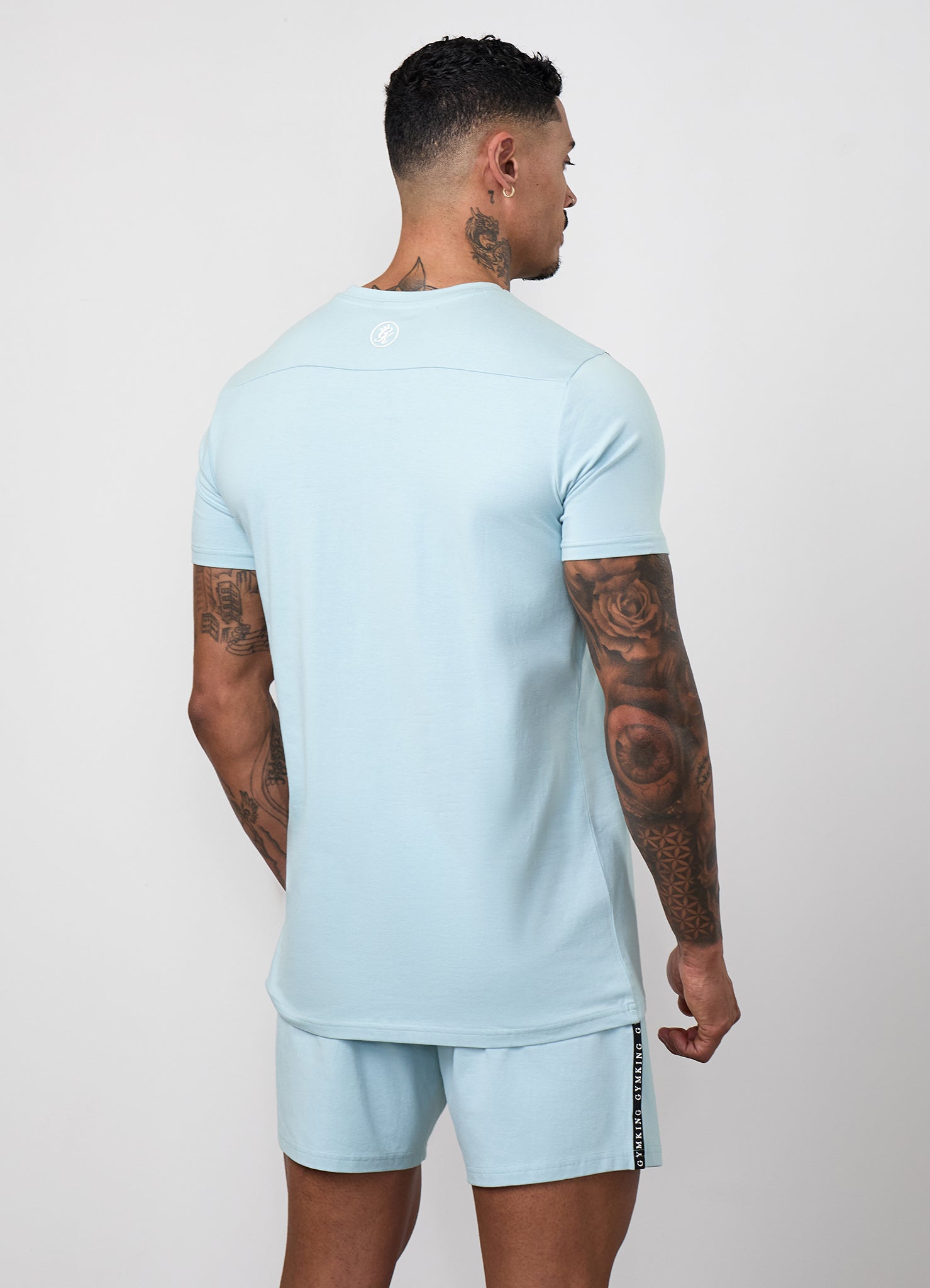 Gym King Taped Jersey Tee - Dusky Mint
