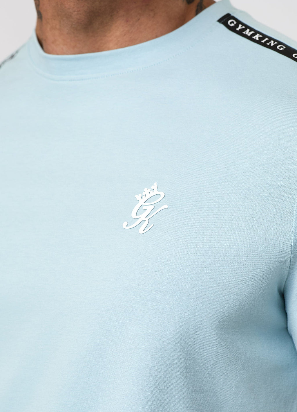 Gym King Taped Jersey Tee - Dusky Mint