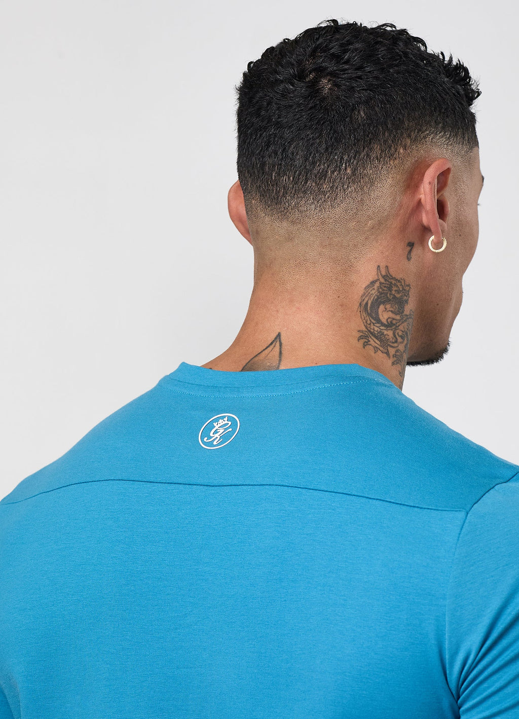 Gym King Taped Jersey Tee - Harbour Teal