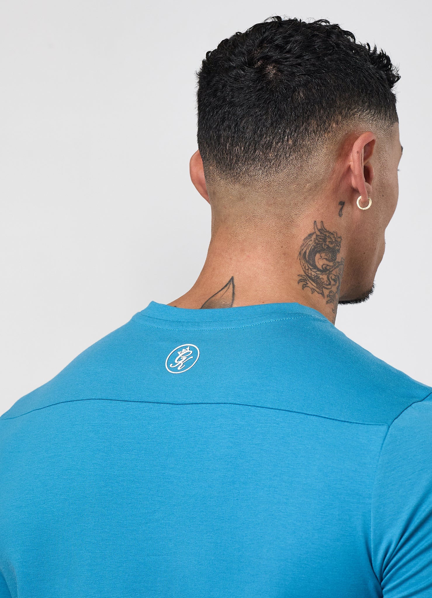 Gym King Taped Jersey Tee - Harbour Teal