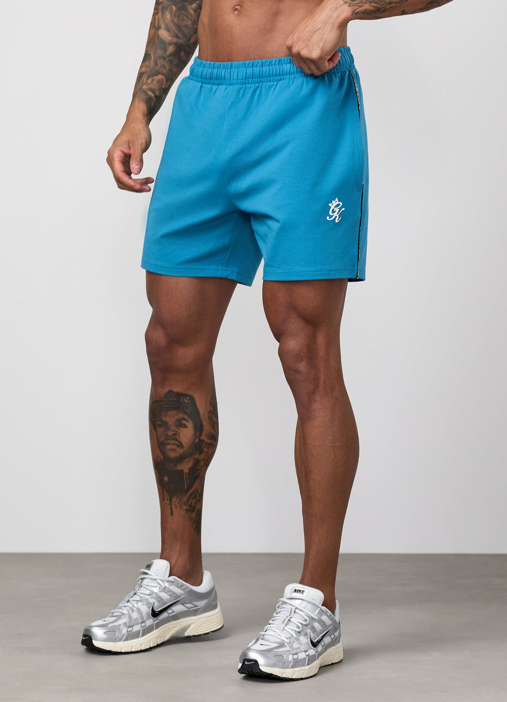 Gym King Taped Jersey Short - Harbour Teal