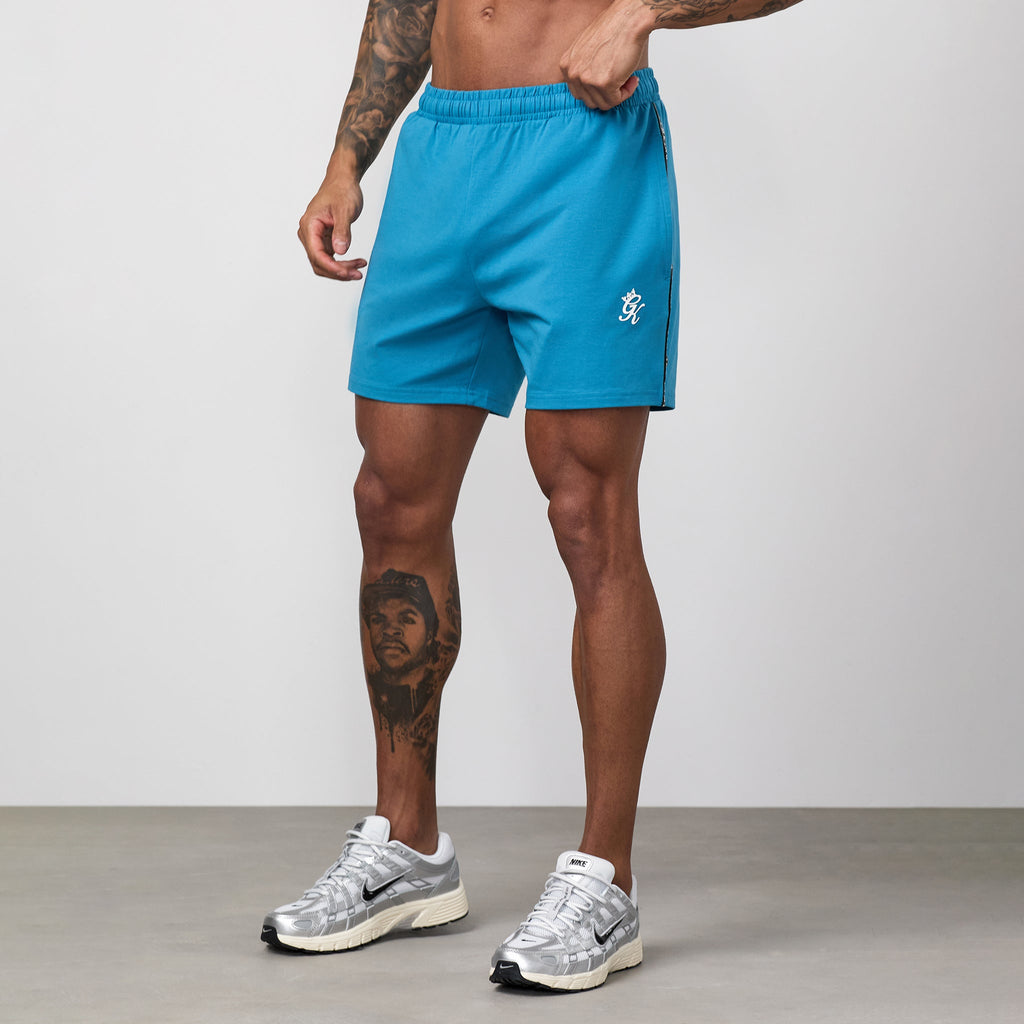 Gym King Taped Jersey Short - Harbour Teal