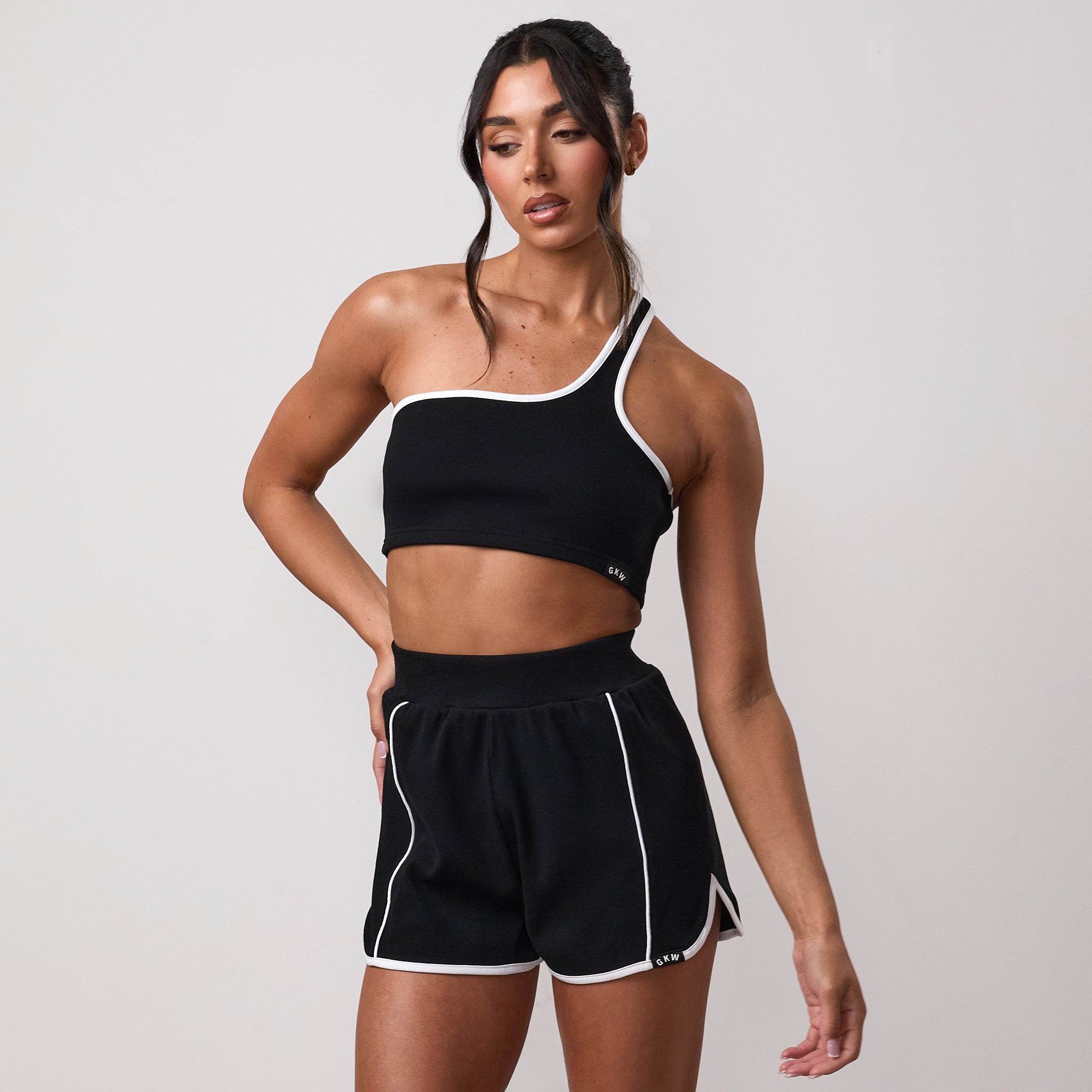 Team GKW Rib Bralette - Black