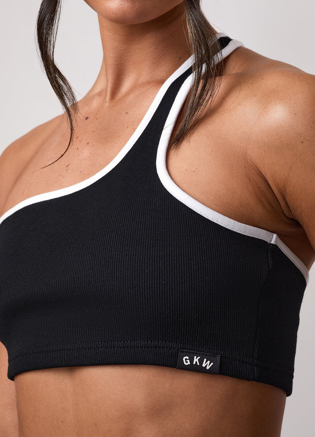 Team GKW Rib Bralette - Black