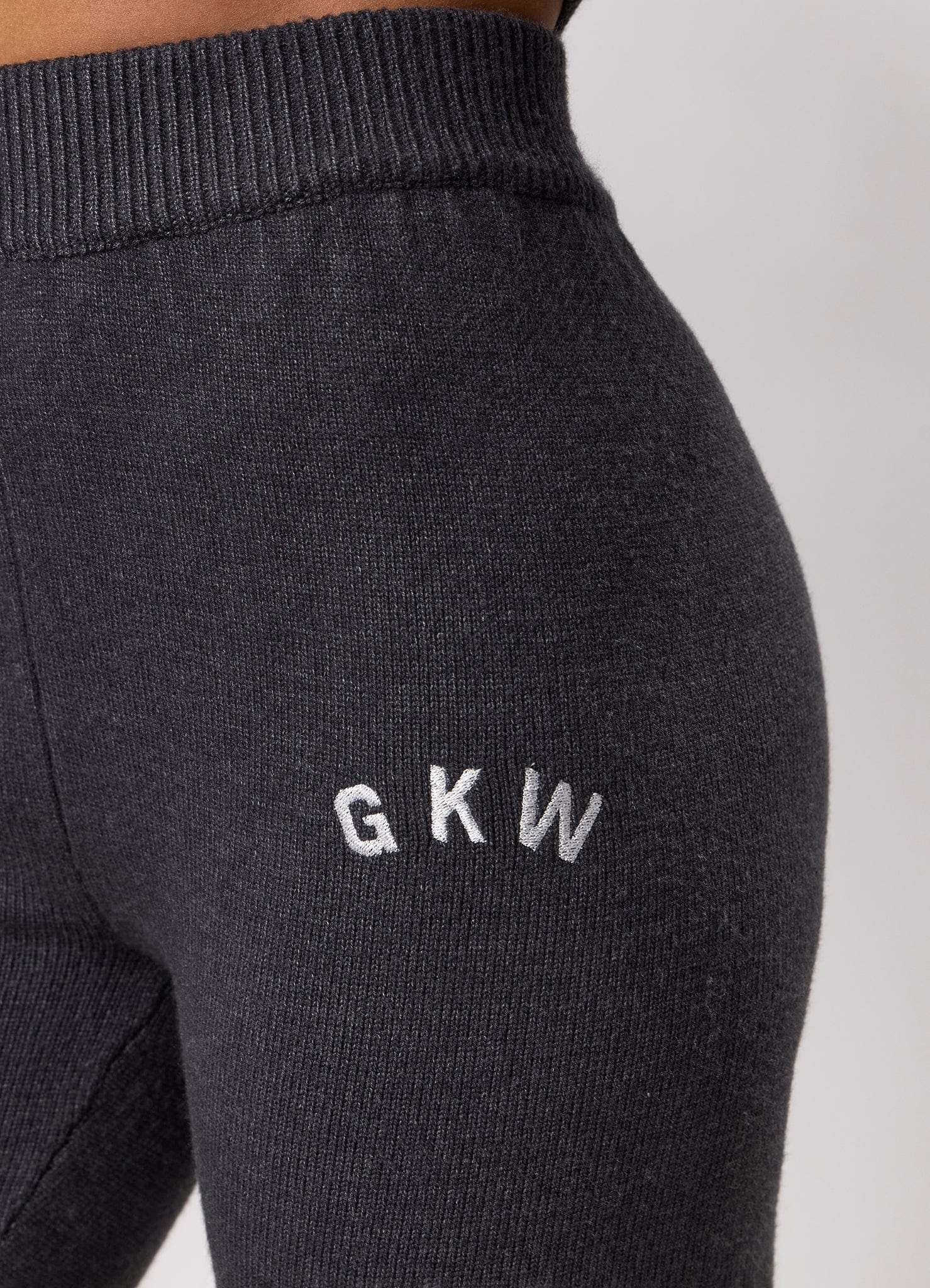 Gym King True Knit Trouser - Charcoal