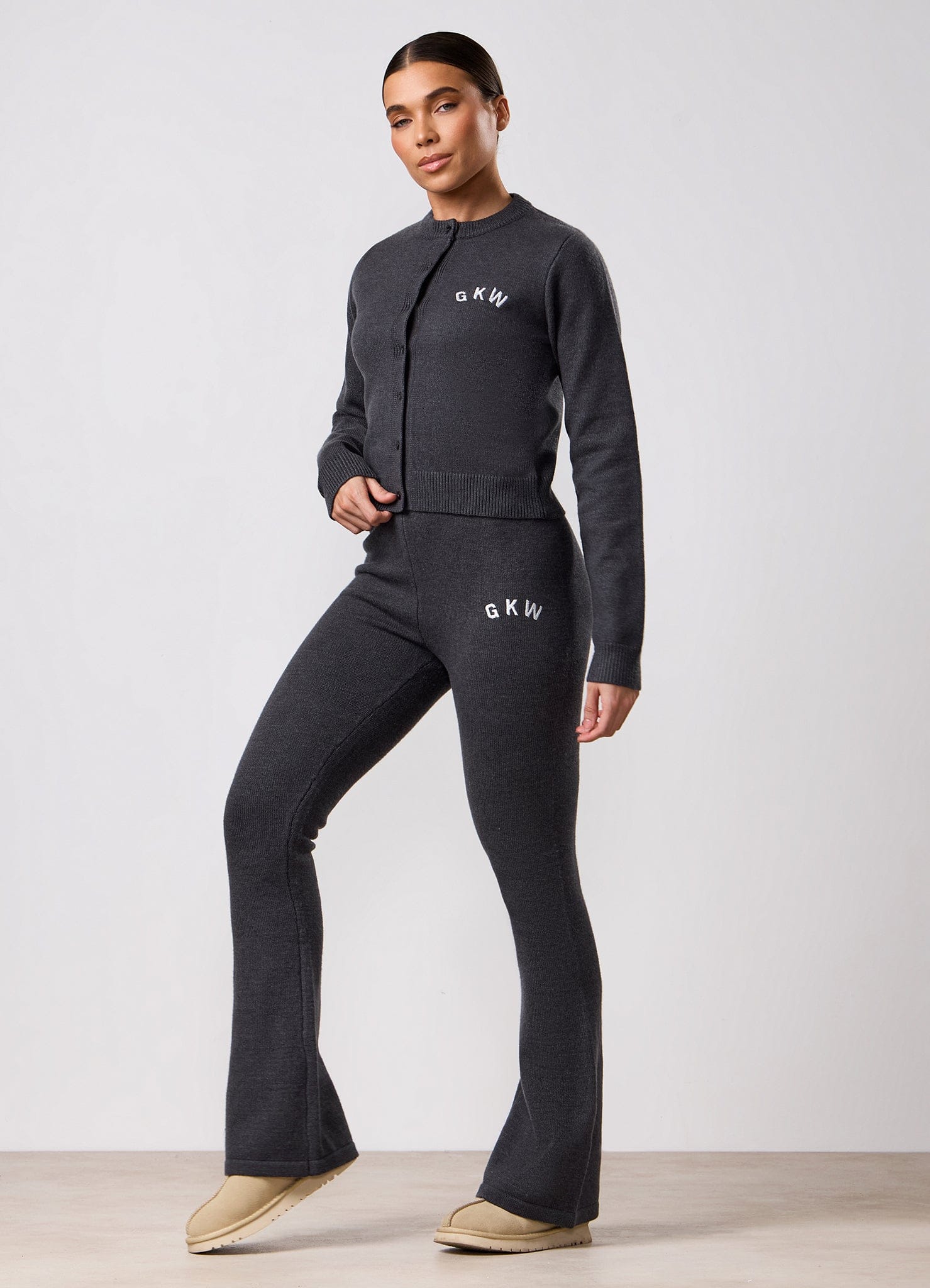 Gym King True Knit Trouser - Charcoal
